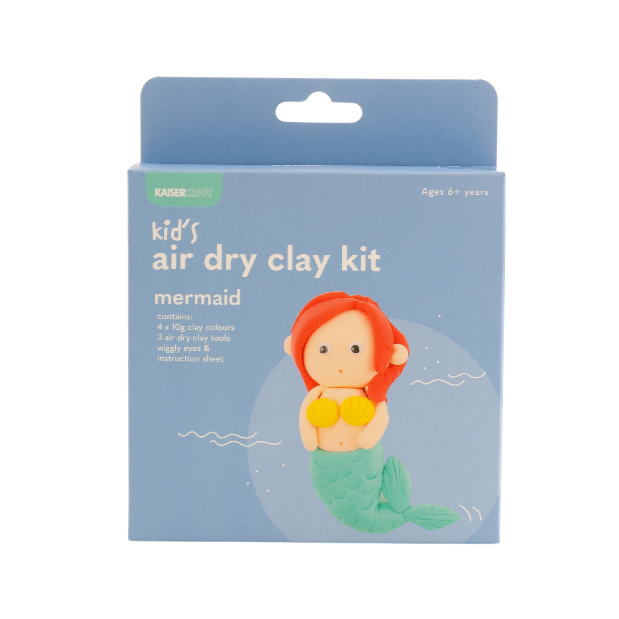 Kaiser Creative Club - Kids Air Dry Modelling Clay Kit Sml - MERMAID